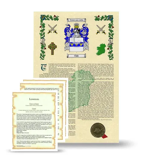 Clair Armorial History and Symbolism package