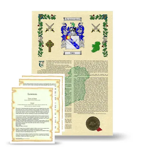 Coen Armorial History and Symbolism package