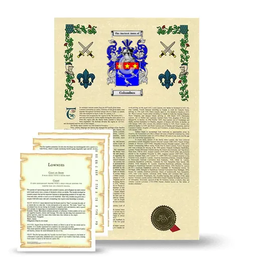 Columbus Armorial History and Symbolism package