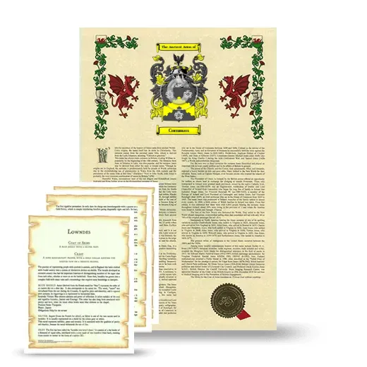 Cornman Armorial History and Symbolism package