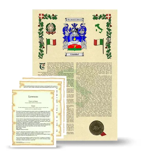 Cristobal Armorial History and Symbolism package