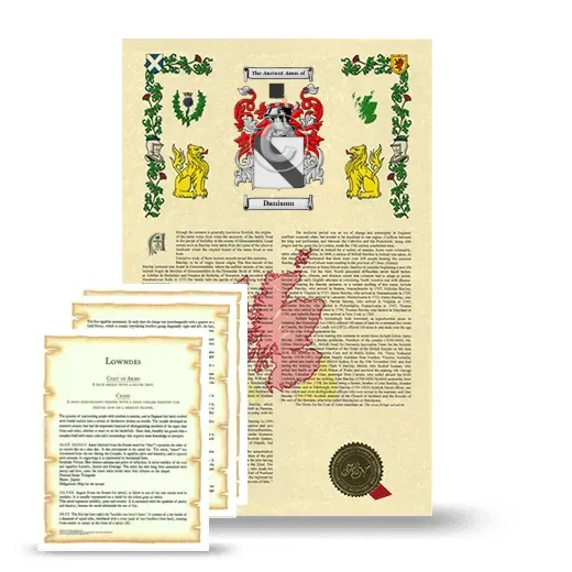 Danisom Armorial History and Symbolism package