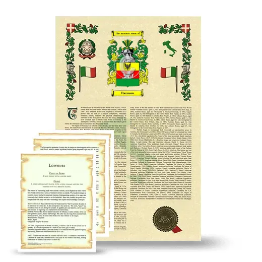 Darman Armorial History and Symbolism package
