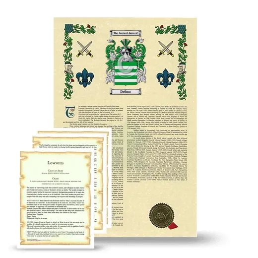 Defont Armorial History and Symbolism package