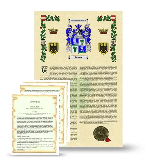 Deiters Armorial History and Symbolism package