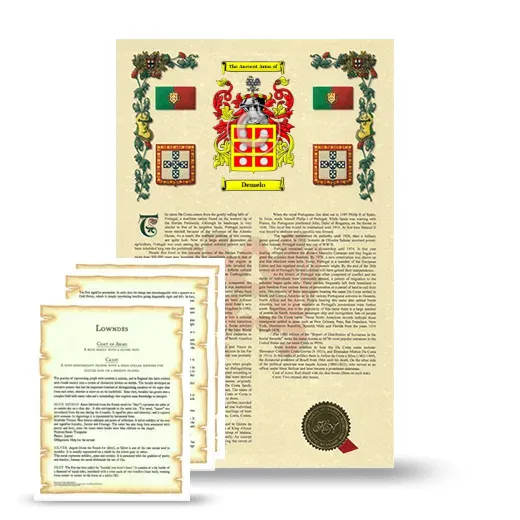 Demelo Armorial History and Symbolism package