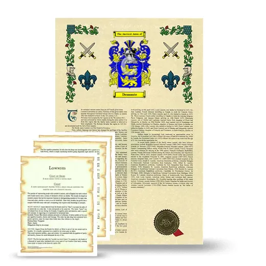 Demonte Armorial History and Symbolism package
