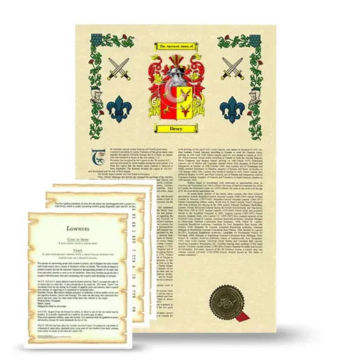 Desry Armorial History and Symbolism package