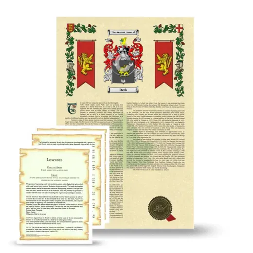 Deth Armorial History and Symbolism package
