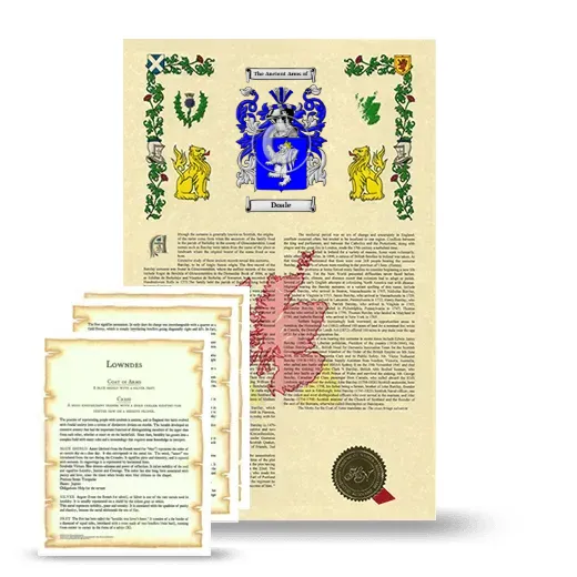 Doale Armorial History and Symbolism package