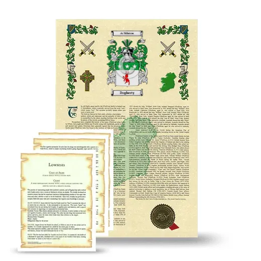 Dogherty Armorial History and Symbolism package