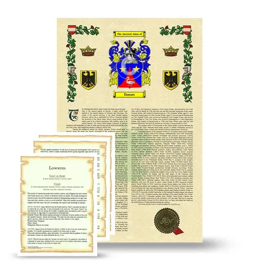 Dosser Armorial History and Symbolism package