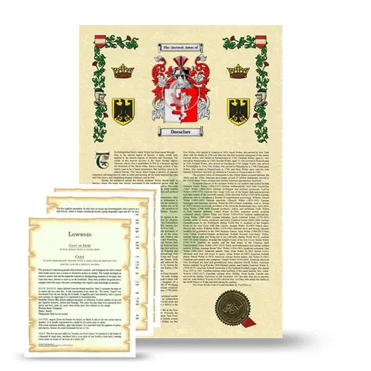 Drescher Armorial History and Symbolism package