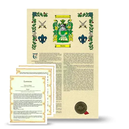 Durán Armorial History and Symbolism package