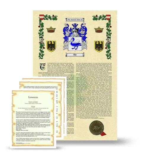 Eke Armorial History and Symbolism package