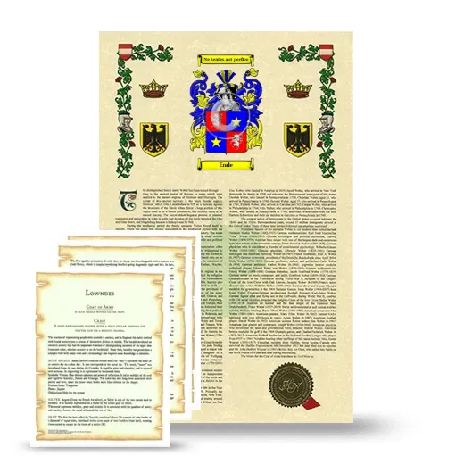 Ende Armorial History and Symbolism package