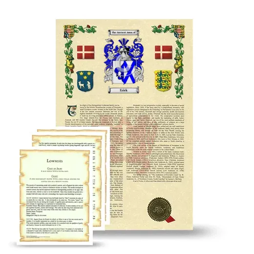 Erick Armorial History and Symbolism package