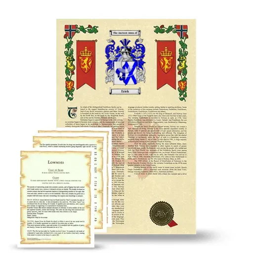 Erick Armorial History and Symbolism package