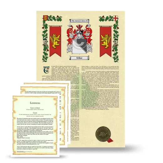 Erline Armorial History and Symbolism package