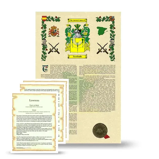 Escobado Armorial History and Symbolism package