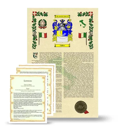 Falero Armorial History and Symbolism package
