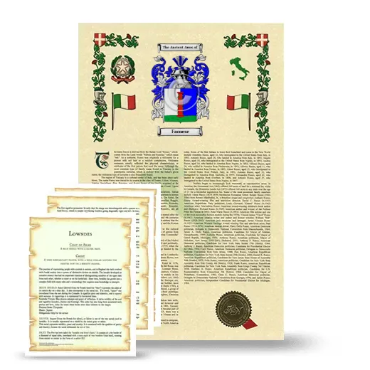 Farnese Armorial History and Symbolism package