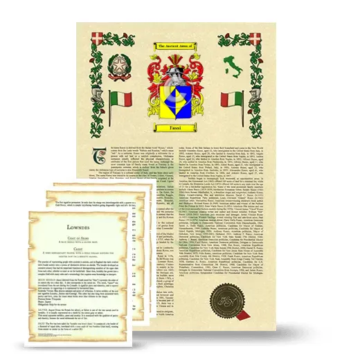 Fassi Armorial History and Symbolism package