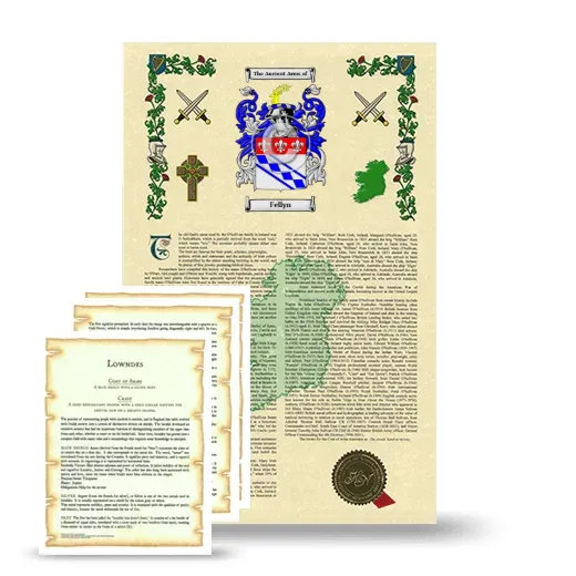Fellyn Armorial History and Symbolism package