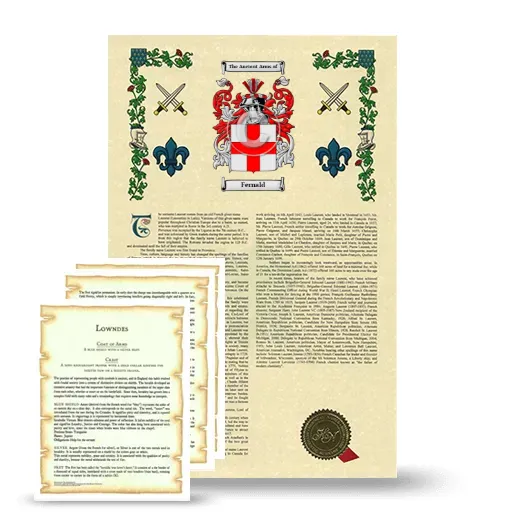 Fernald Armorial History and Symbolism package