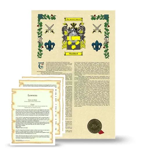 Flambard Armorial History and Symbolism package