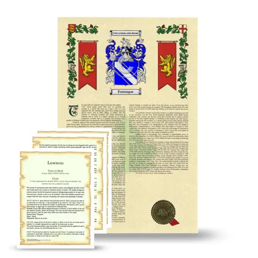 Fortesque Armorial History and Symbolism package