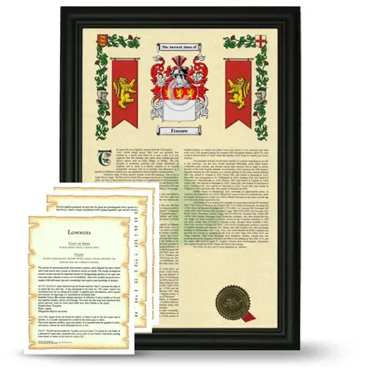Frames Framed Armorial History and Symbolism - Black