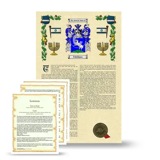 Friedman Armorial History and Symbolism package