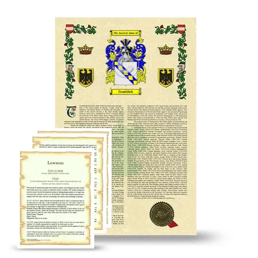 Froehlich Armorial History and Symbolism package