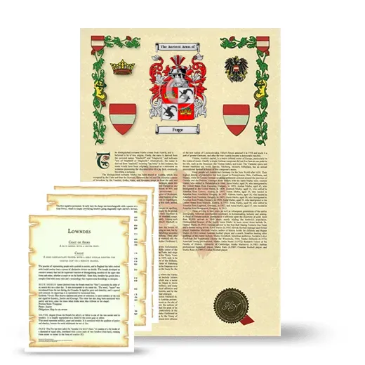 Fuge Armorial History and Symbolism package
