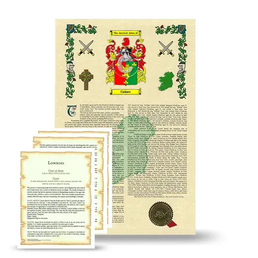 Gainer Armorial History and Symbolism package
