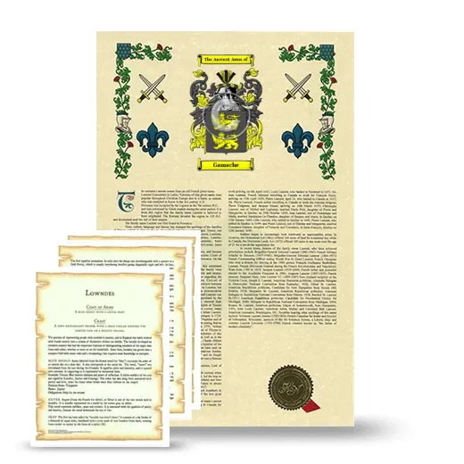Gamache Armorial History and Symbolism package