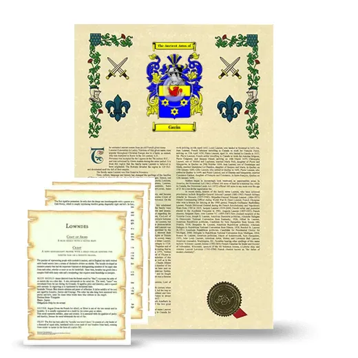 Garin Armorial History and Symbolism package