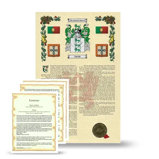 Garzia Armorial History and Symbolism package