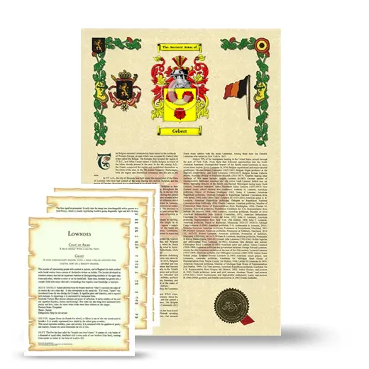 Gebert Armorial History and Symbolism package