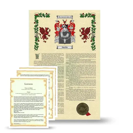 Genthe Armorial History and Symbolism package