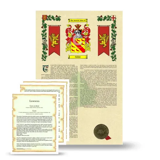 Gober Armorial History and Symbolism package