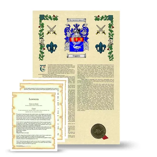 Goguen Armorial History and Symbolism package