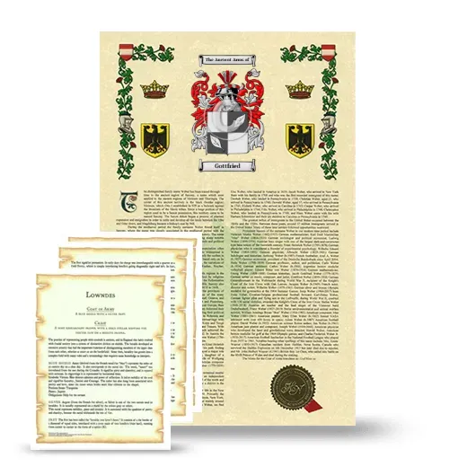 Gottfried Armorial History and Symbolism package