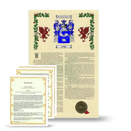 Gough Armorial History and Symbolism package
