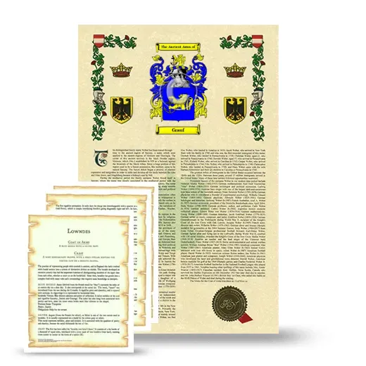 Grauf Armorial History and Symbolism package