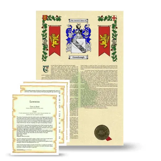 Greenhaugh Armorial History and Symbolism package