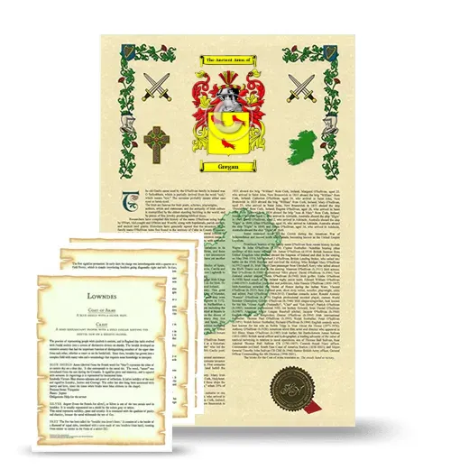 Gregan Armorial History and Symbolism package