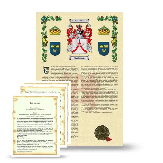 Gustavsen Armorial History and Symbolism package