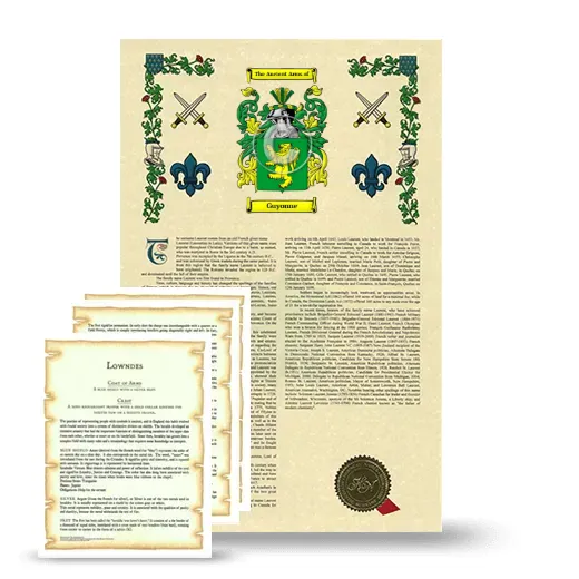Guyonne Armorial History and Symbolism package